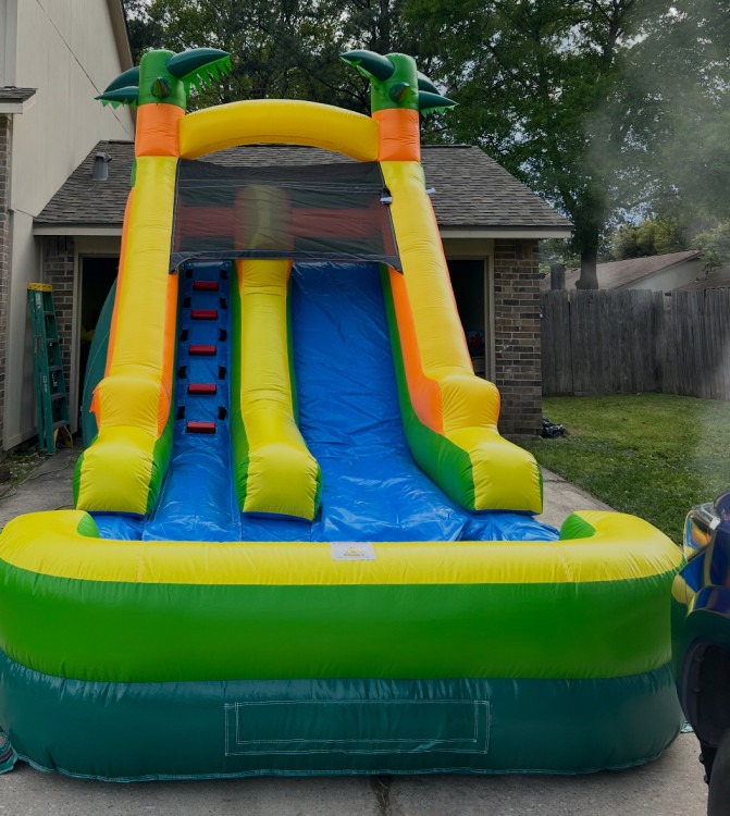 14 Foot Tropical Water Slide